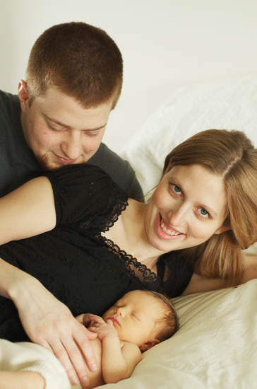 photo of parents and baby